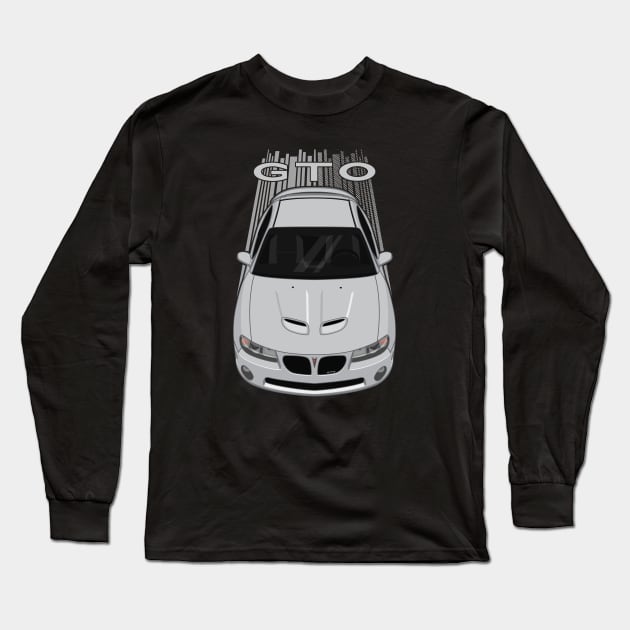 Pontiac GTO 2004-2006 - Silver Long Sleeve T-Shirt by V8social